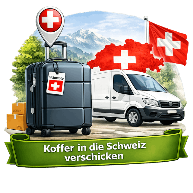 Koffer in die Schweiz verschicken – Informationen zu Versand und Zoll