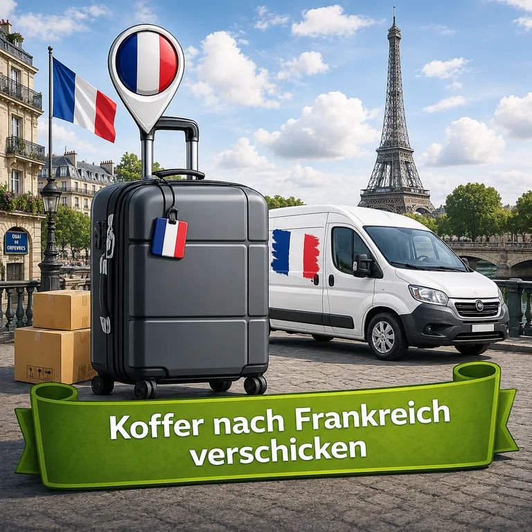 Koffer nach Frankreich verschicken