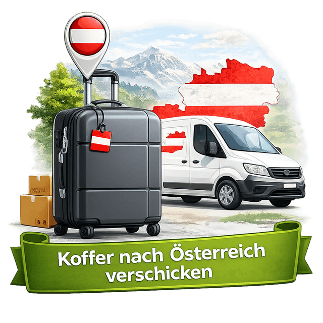 Koffer nach Österreich verschicken – Informationen zu Hin- und Rückversand