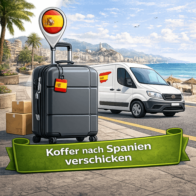 Koffer nach Spanien verschicken