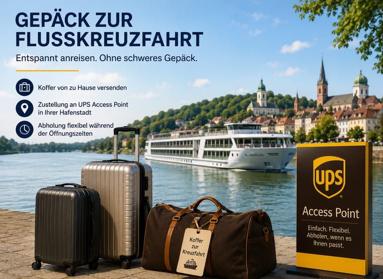 Kofferversand zur Flusskreuzfahrt
